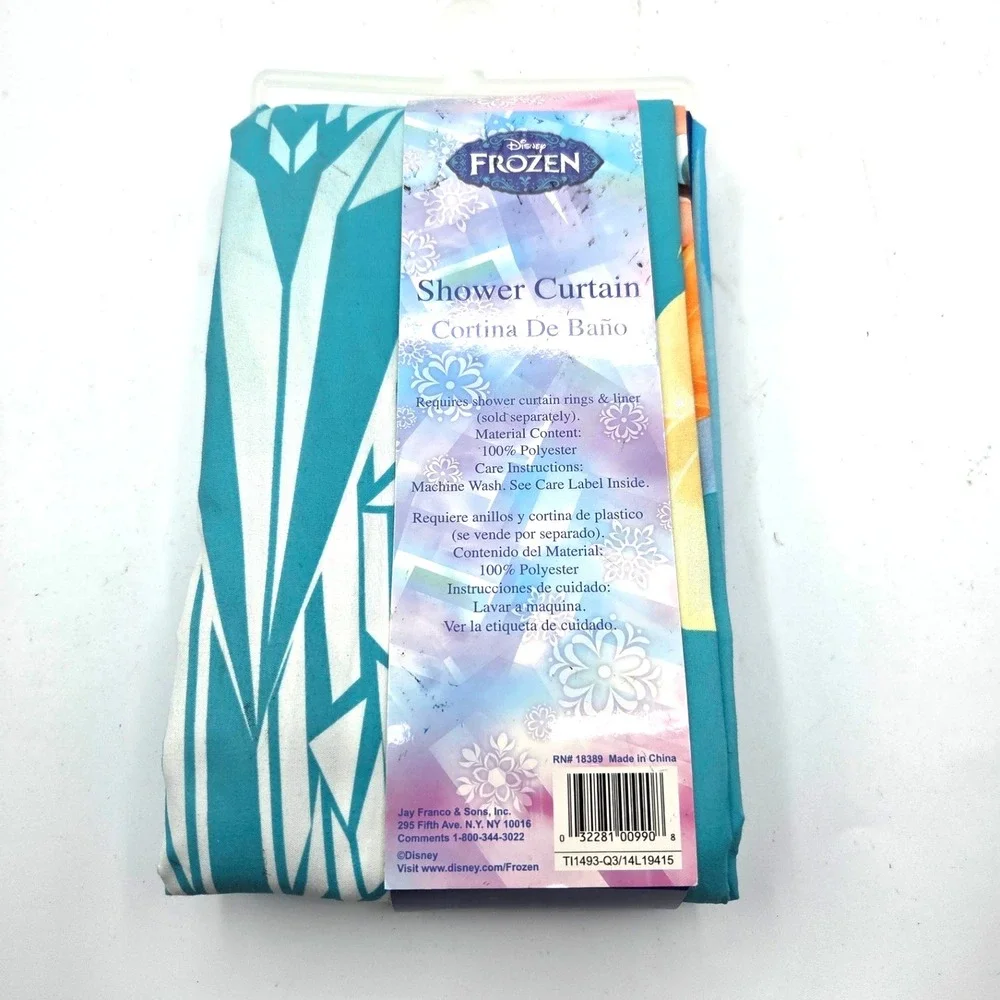 Disney Frozen Elsa Anna Bathroom Fabric Shower Curtain 72